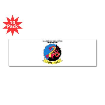 MMHS268 - M01 - 01 - Marine Medium Helicopter Squadron 268 with Text - Sticker (Bumper 10 pk) - Click Image to Close